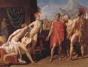 Jean Auguste Dominique Ingres Achilles Receives the Envoys of Agamemnon (mk04) France oil painting reproduction